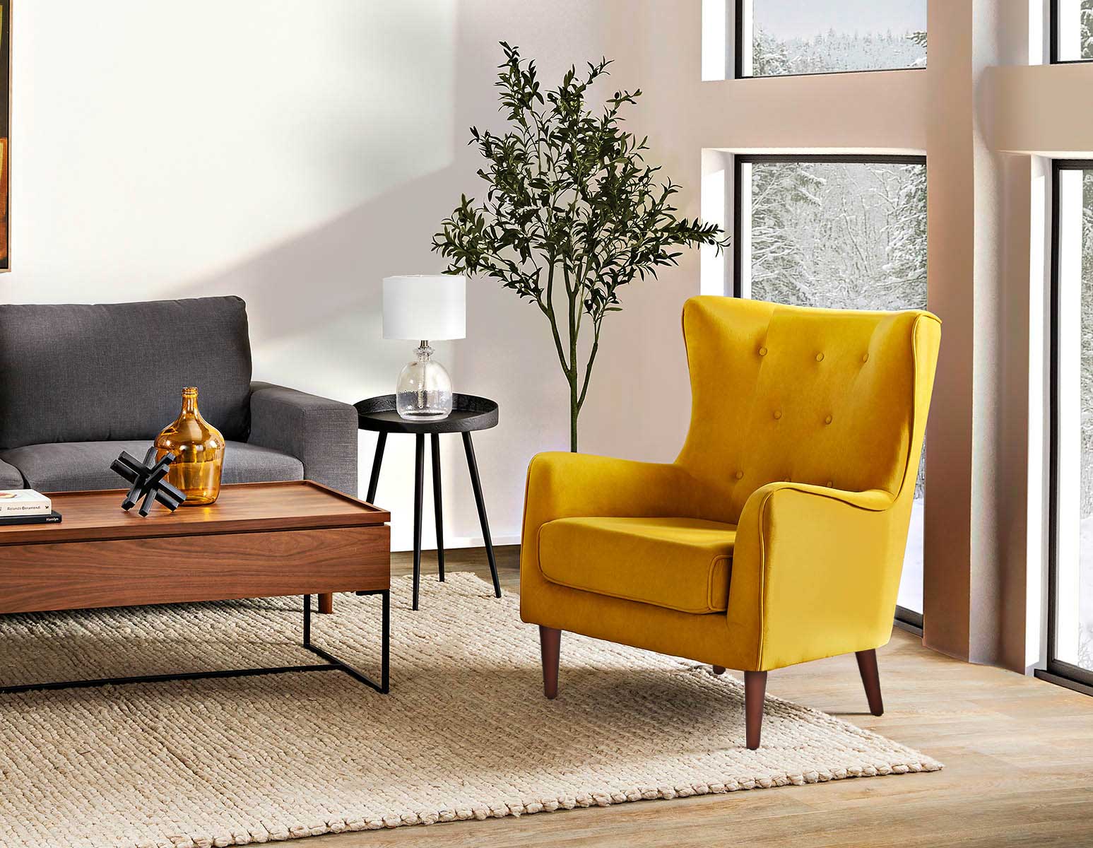 POLO — Contemporary tufted armchair (52-38-04-50-D) - Image 7