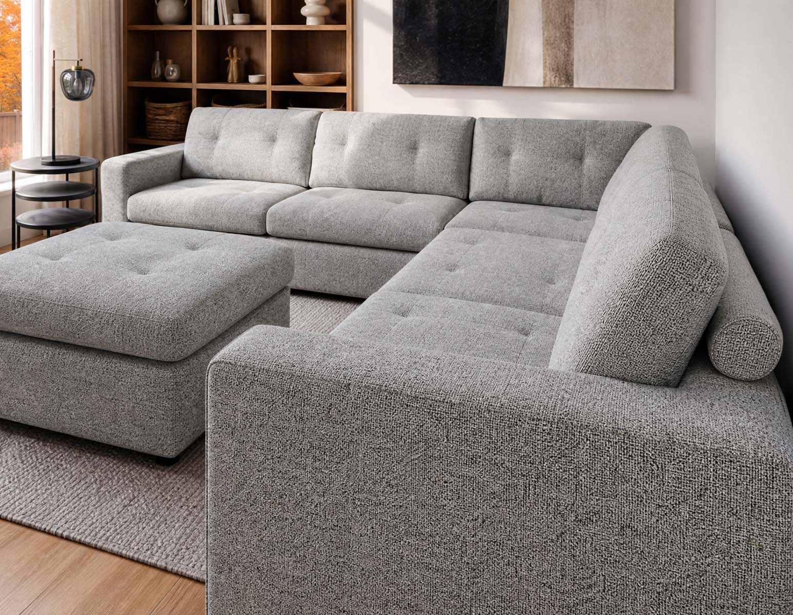 LEONIA — Contemporary sectional sofa (70-92-32-30) - Image 12
