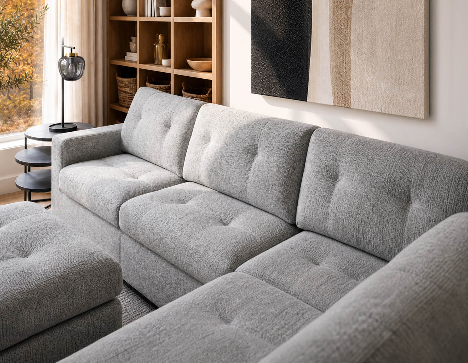LEONIA — Contemporary sectional sofa (70-92-32-30) - Image 11