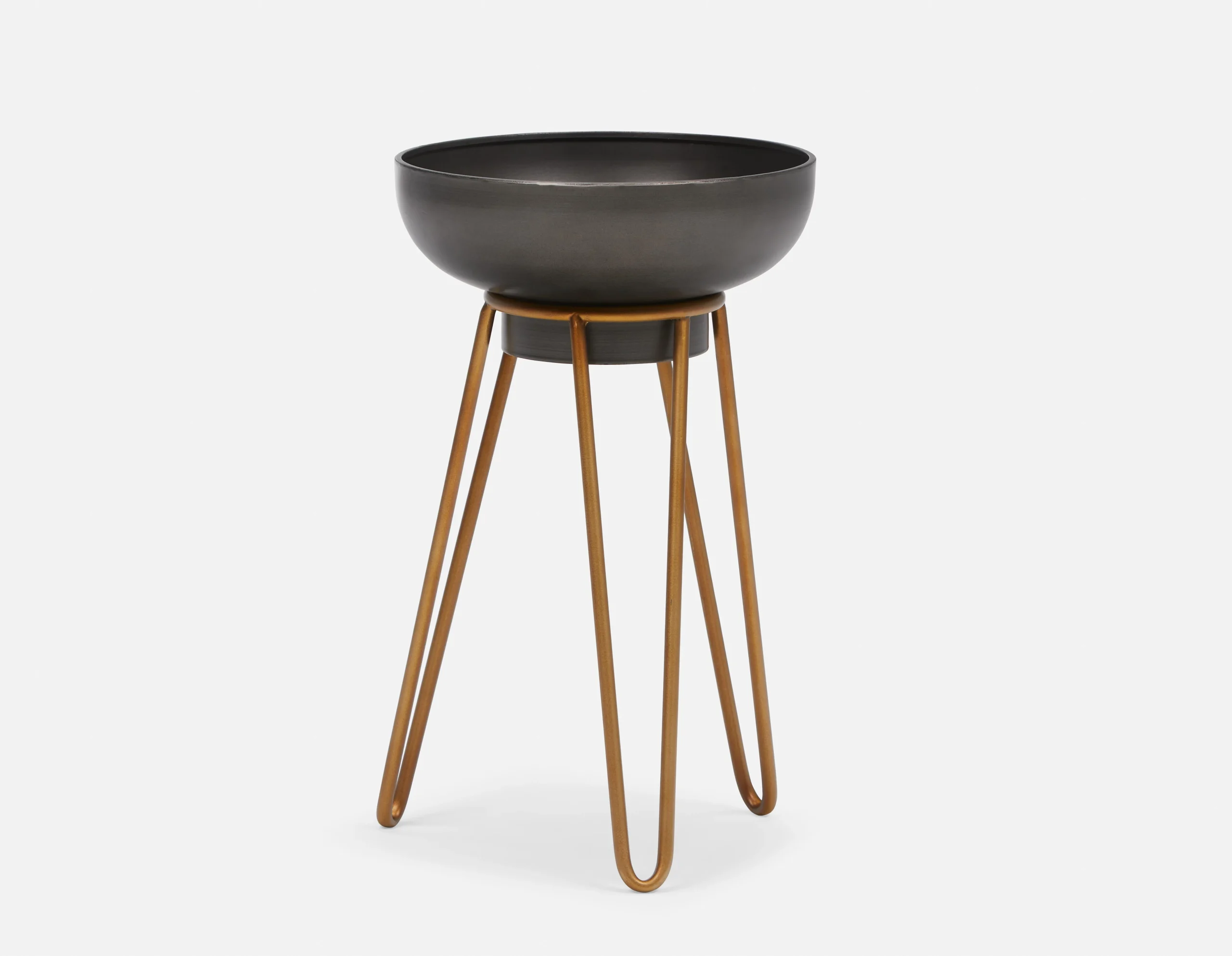 KUSHINA — Metal planter with stand 60 cm