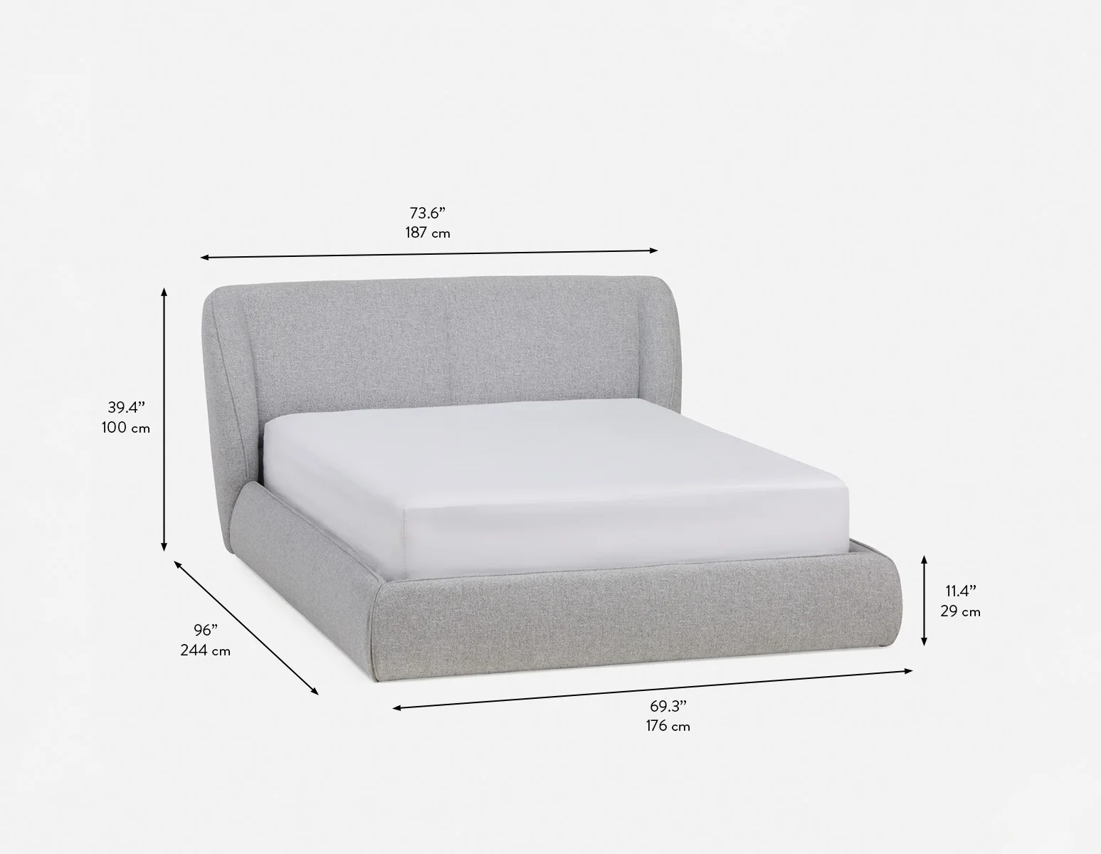 NICK — Queen size bed (04-34-17-30-D) - Image 11