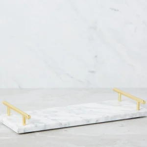 TARA — Marble tray 36 cm x 16 cm