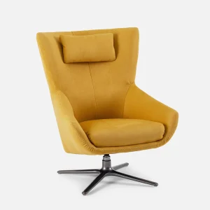 ANITA — Modern contemporary swivel armchair (54-66-68-45)