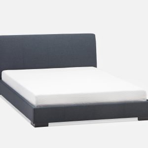 DENICE — Modern contemporary upholstered queen size bed (89-02-34-33)