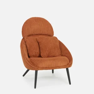 HERMAN — Corduroy accent chair (87-38-04-45)
