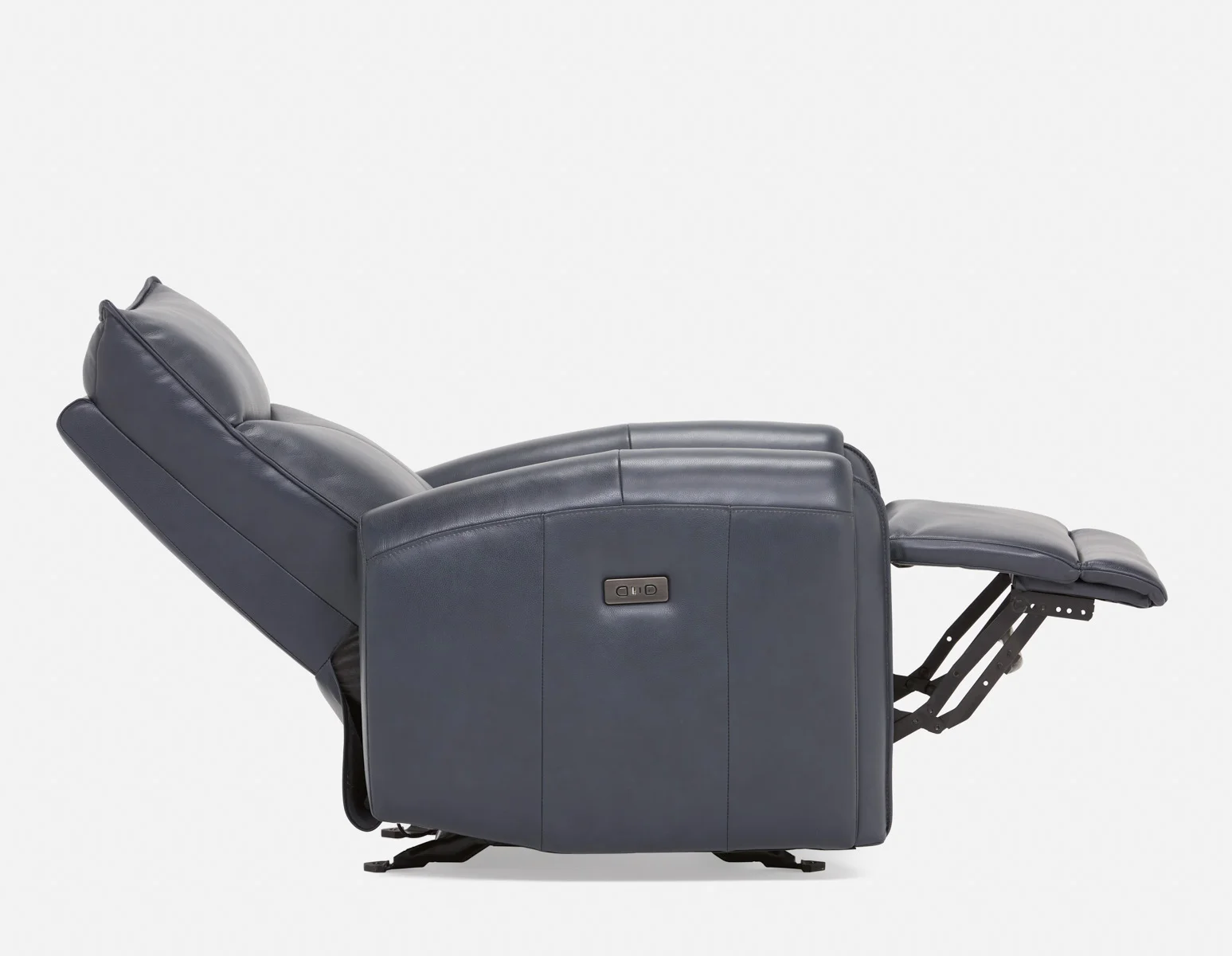 CALVERO — Contemporary power-reclining and glider 100% leather armchair with usb port (84-12-10-60) - Image 10
