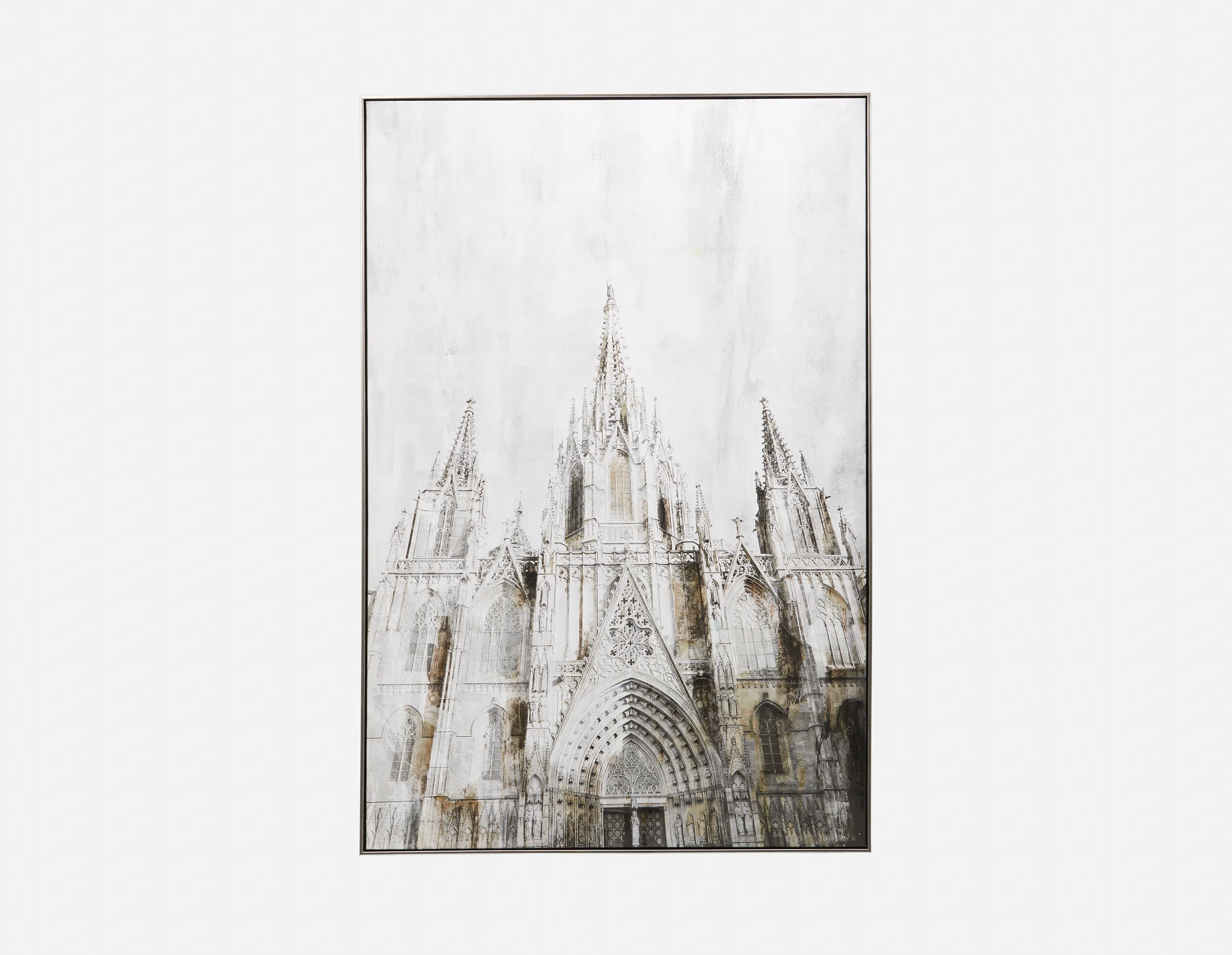 EGLISE — Framed hand embellished giclée 100x150cm - Image 4