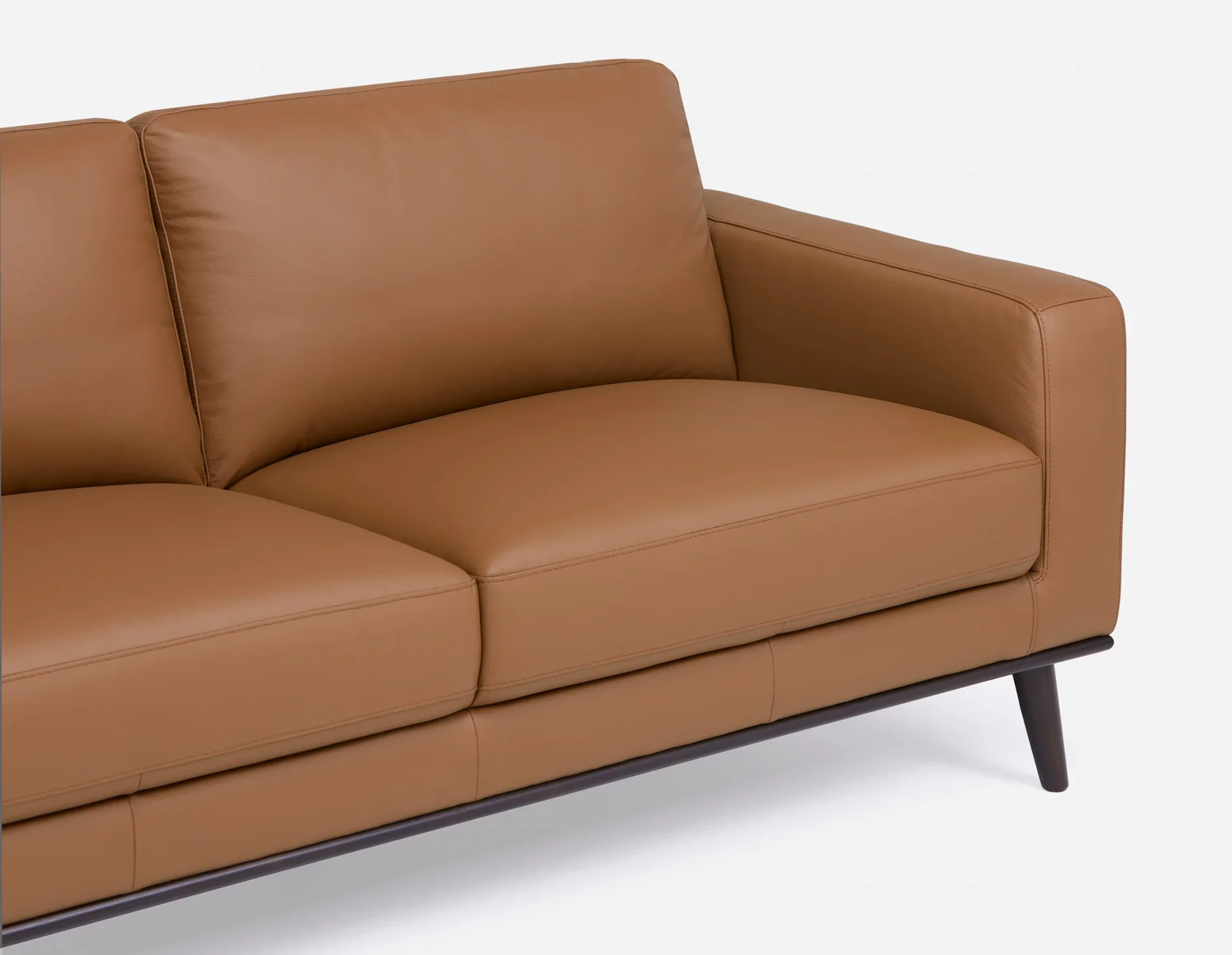 BETTA — 100% leather mid century sofa (17-62-70-31) - Image 7