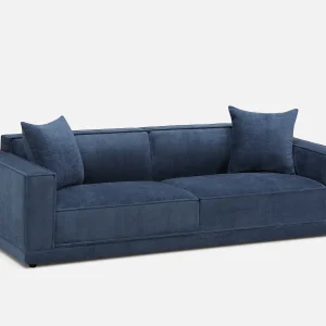 HILLARY — Modern low back 96" luxury sofa (64-85-93-60)