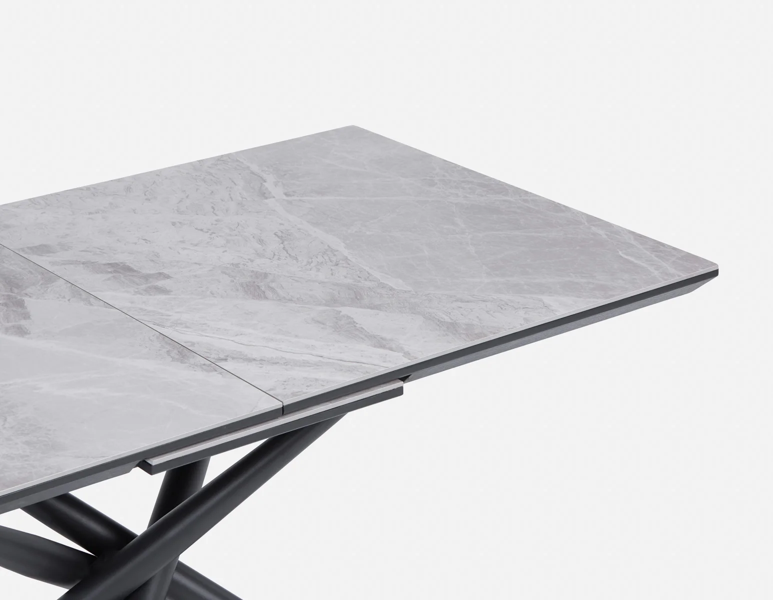 TUVA — Modern contemporary extendable ceramic dining table 160cm-200cm - Image 9