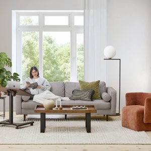KINSEY — Mid-century modern 3-seater sofa (23-16-48-30)