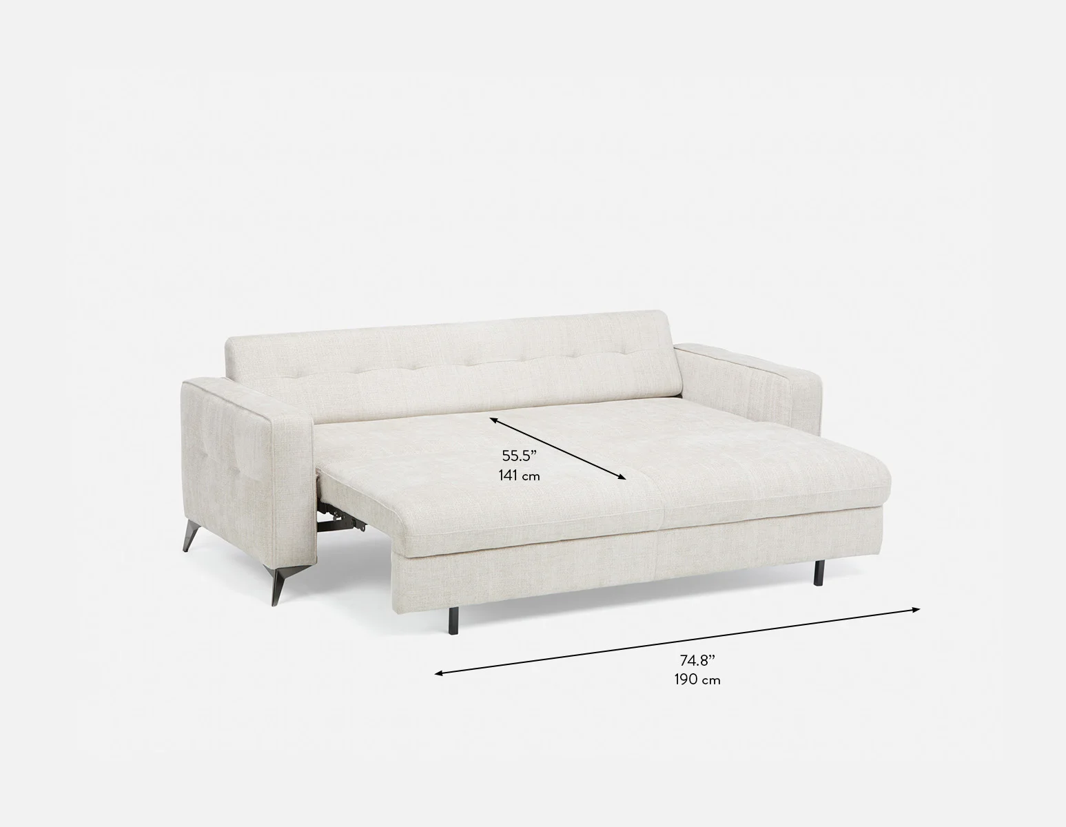 BRAD — Mid-century modern sofa-bed (47-80-80-95) - Image 15