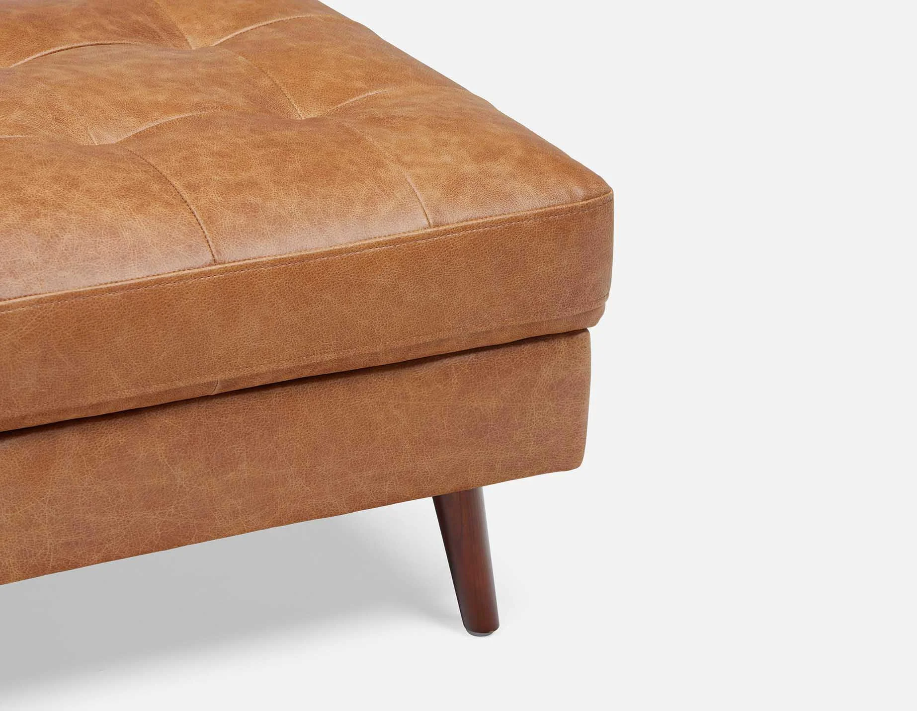 KINSEY — 100% leather ottoman (99-16-71-49-D) - Image 2