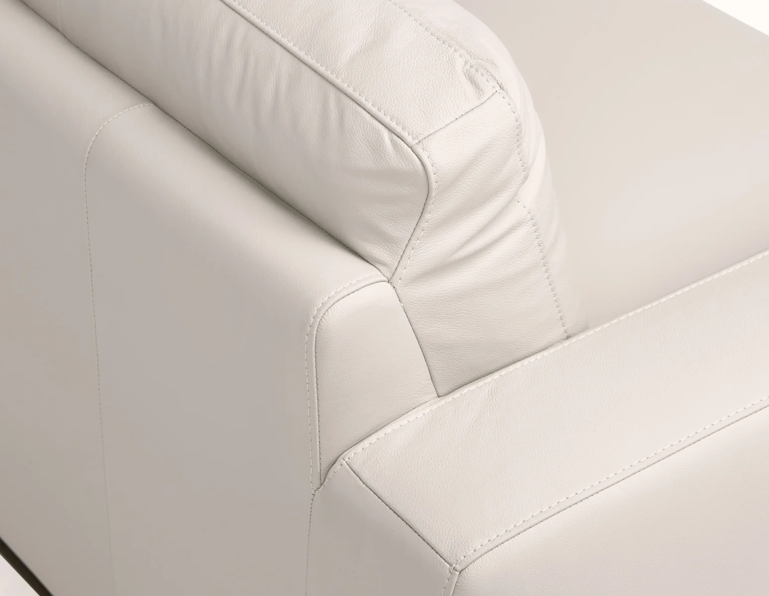 BETTA — 100% leather mid century loveseat (24-76-17-34) - Image 3
