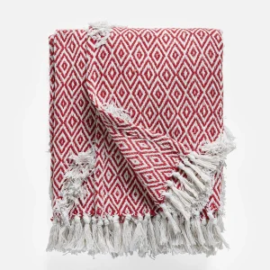 MELILA — Knit throw 130 cm x 170 cm (70-66-89-14)