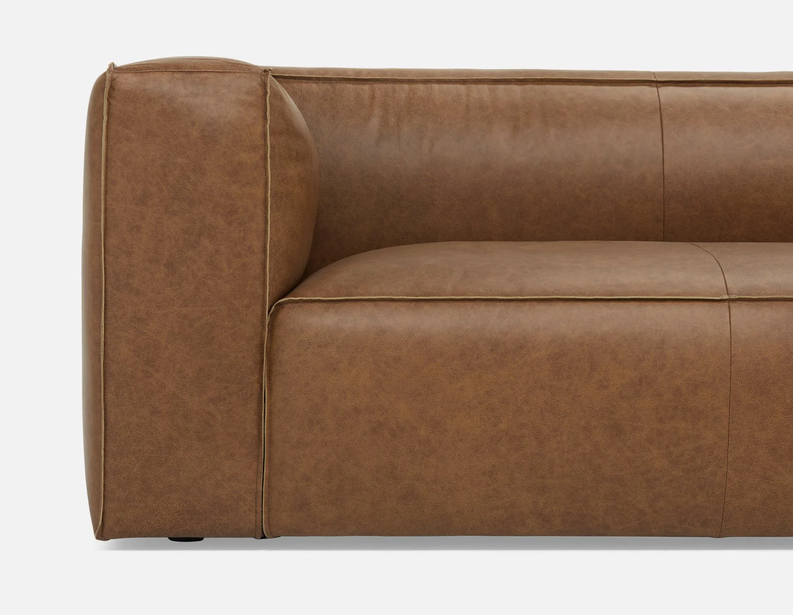 MONTE — 100% leather classic 3-seater sofa (39-69-47-67) - Image 9