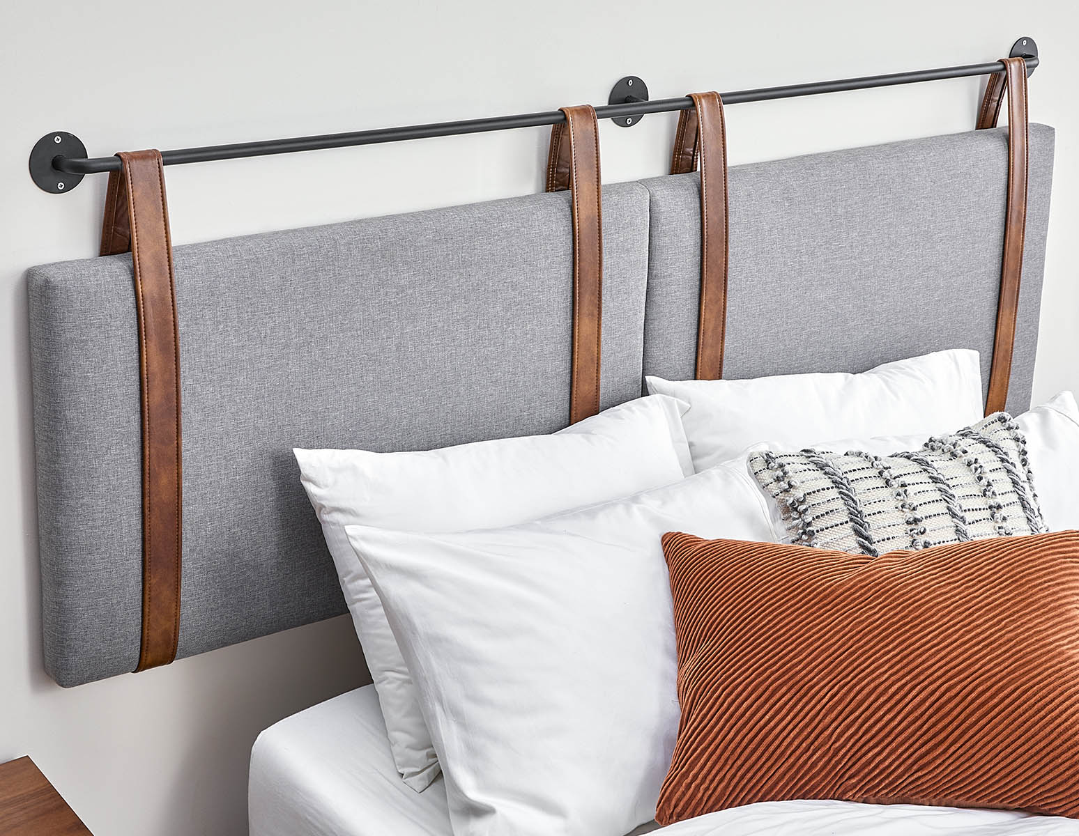 NINO — Modern suspended queen headboard - Image 11