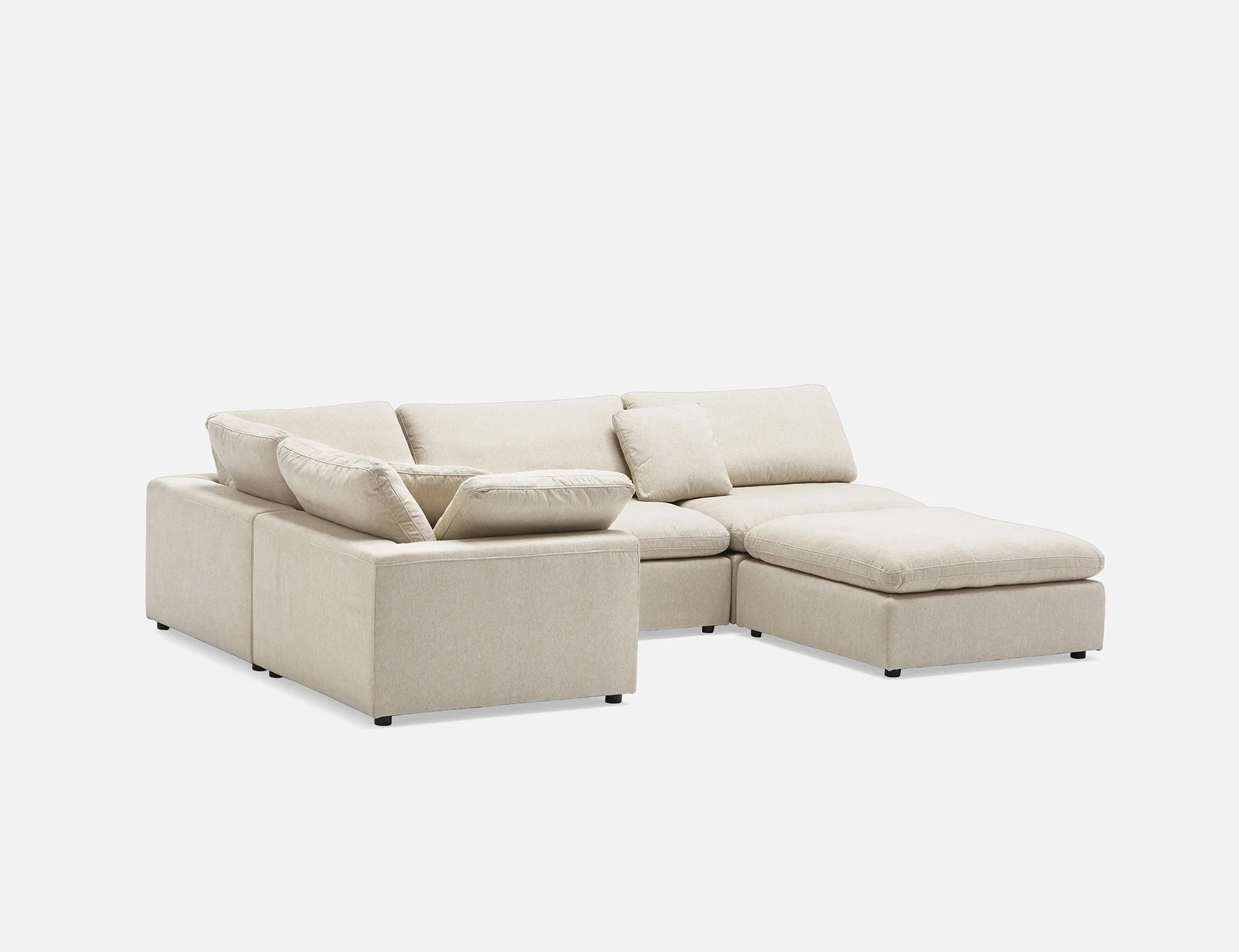 SOFT — Contemporary 5-pc modular sectional sofa (89-07-55-46) - Image 5