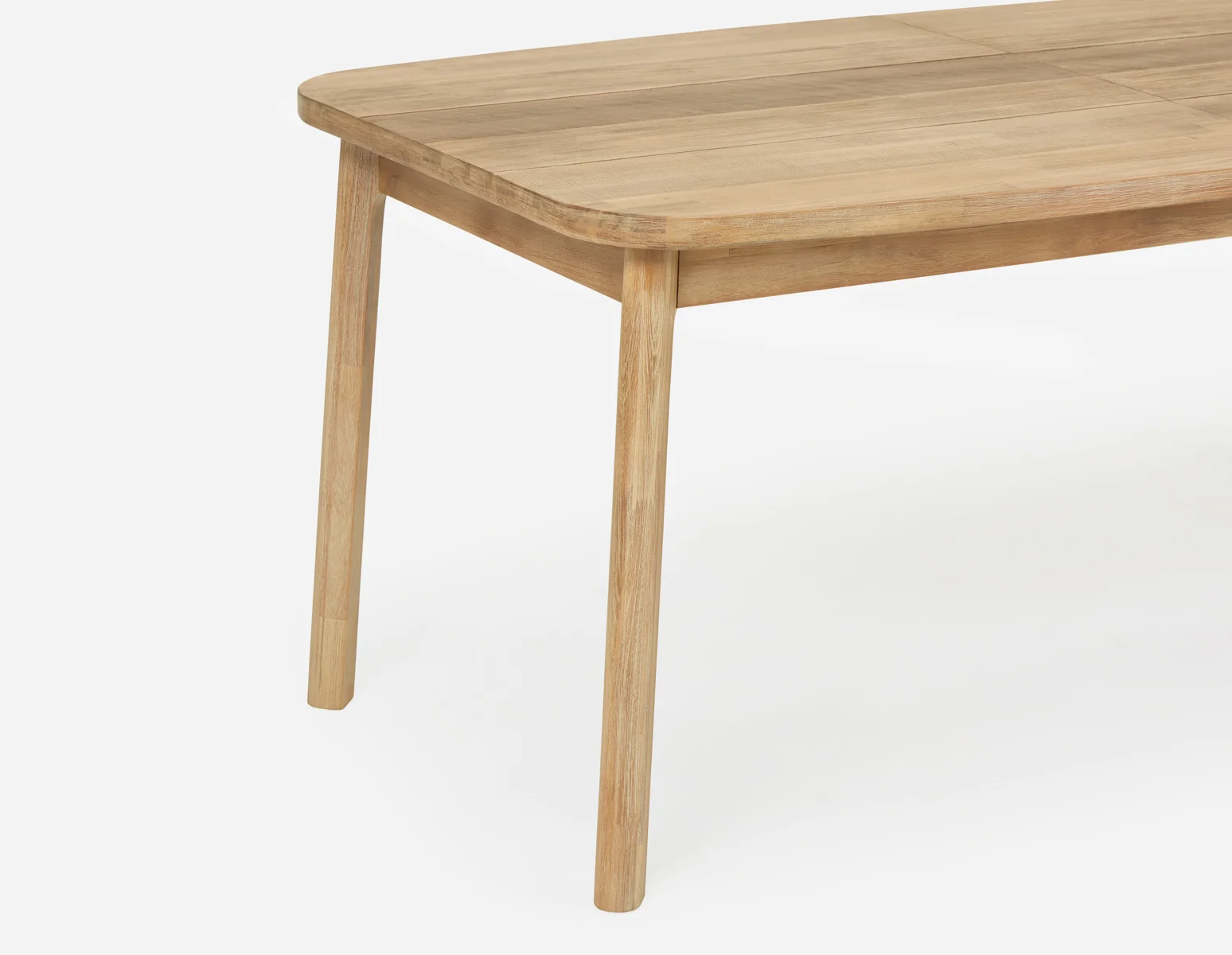 DALTON — Rustic farmhouse extendable acacia wood dining table 180cm - Image 10