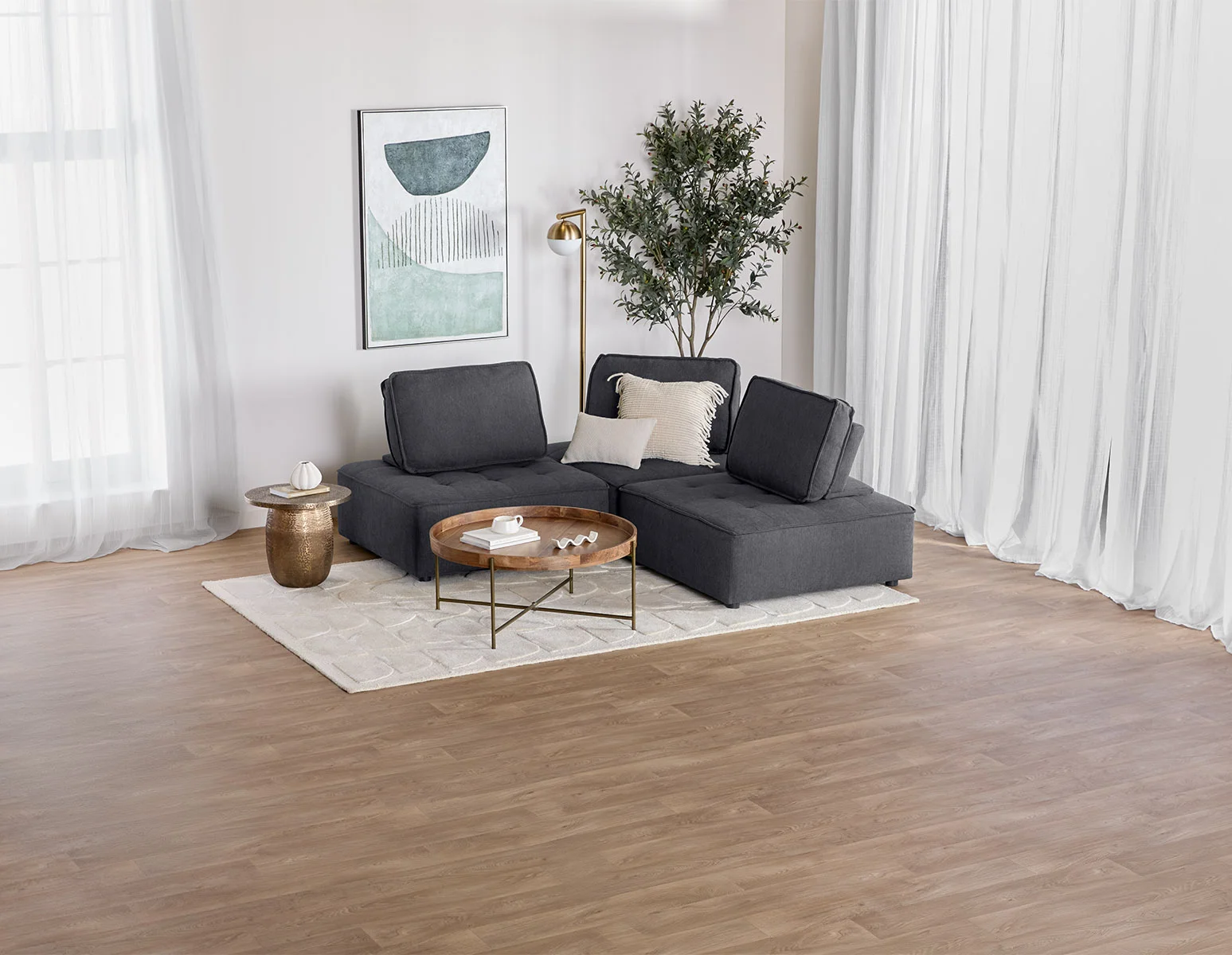 LEON — 3-pc modular interchangeable sofa (19-36-86-33) - Image 12