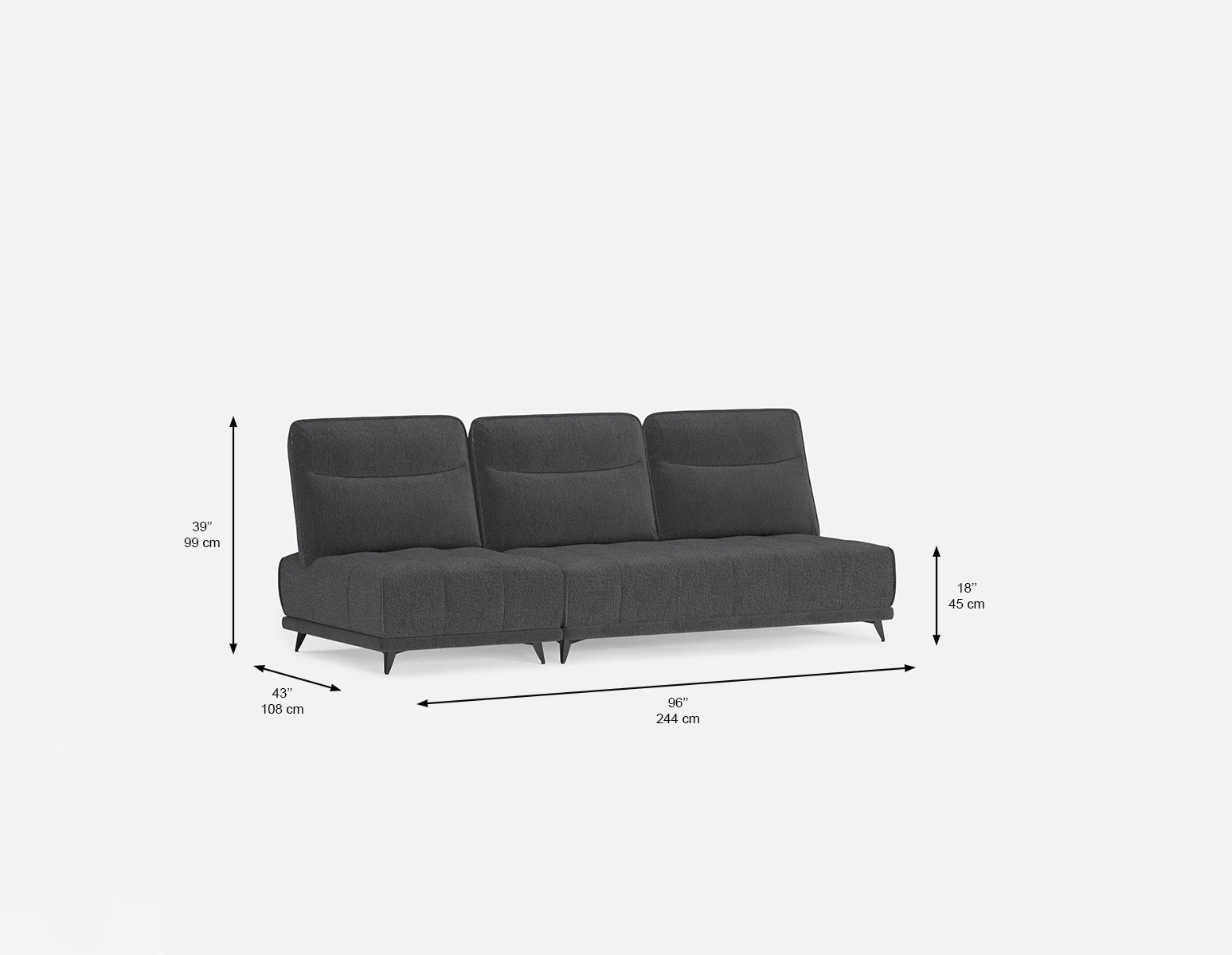 SIMON — 2-pc modular interchangeable sofa (71-35-61-30) - Image 6