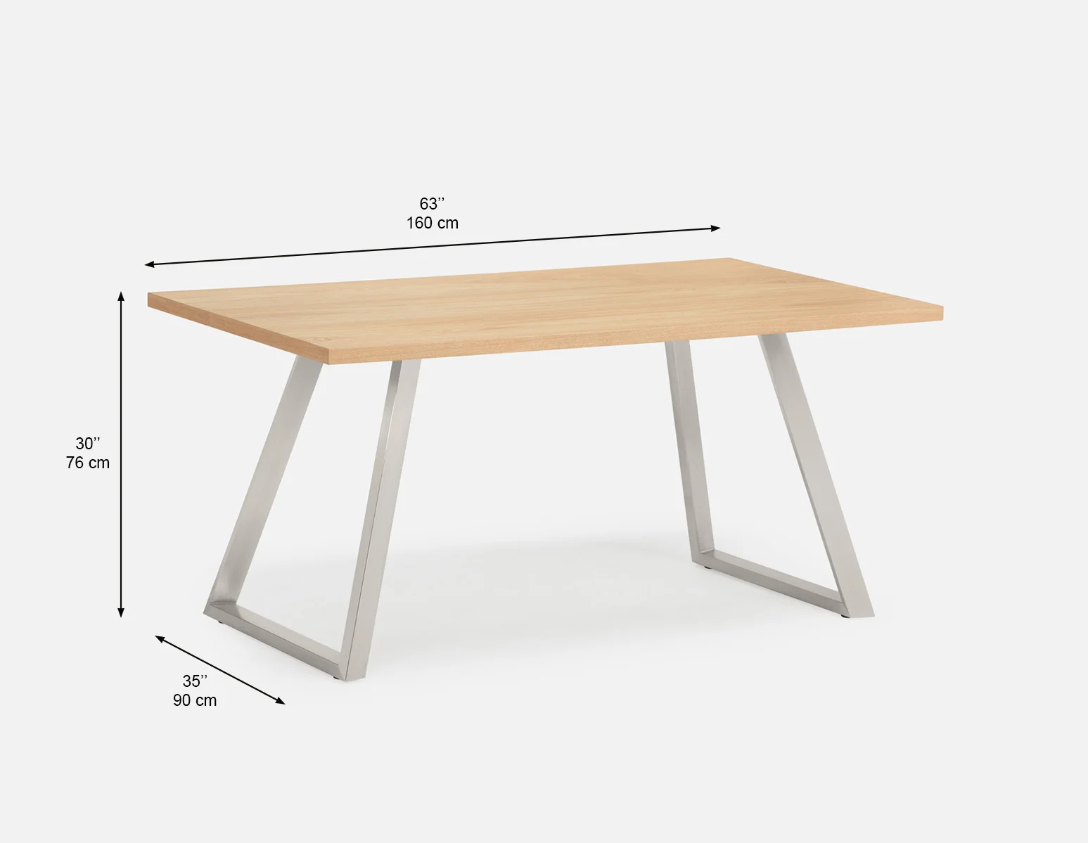 MADERA — Dining table 160 cm (92-36-76-04) - Image 9
