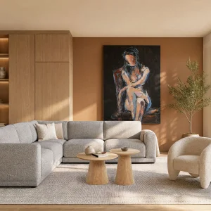 GAETA — Contemporary sectional sofa (61-48-58-30)