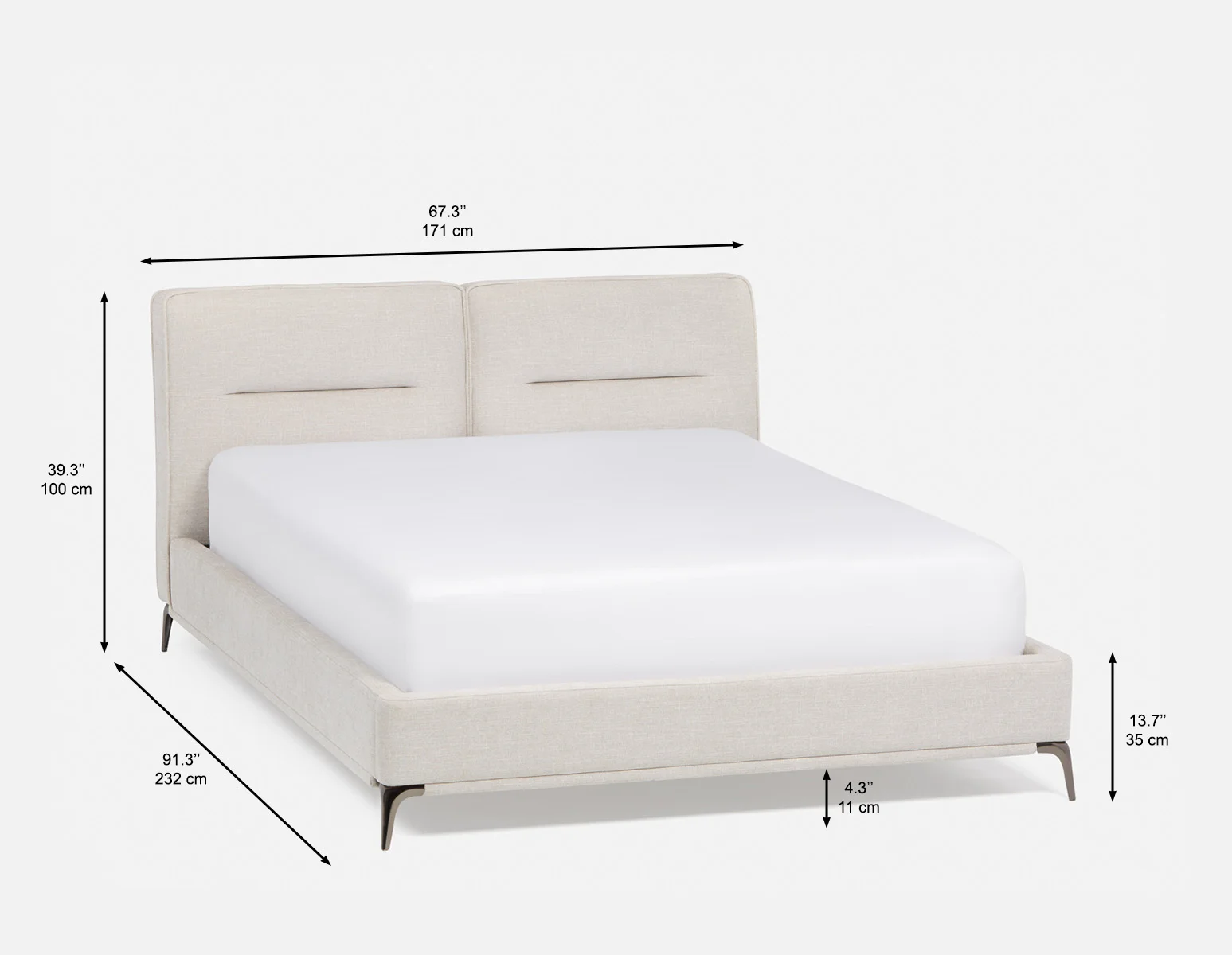 CLARKSON — Queen size bed - Image 10