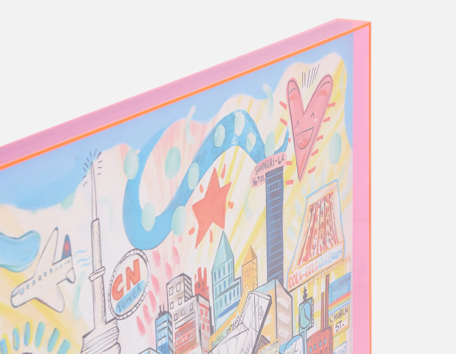 CITY YYZ — Acrylic shadow box art 85 x 110 cm - Image 3