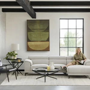 VENTURA — Modern right-facing sectional sofa (70-13-53-95)
