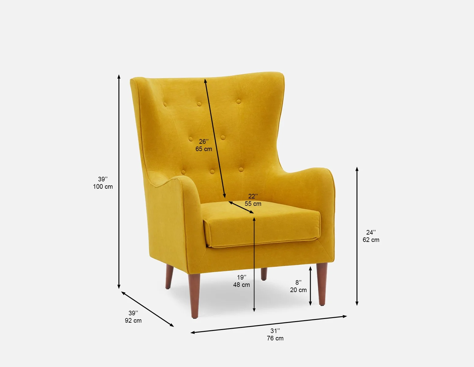 POLO — Contemporary tufted armchair (52-38-04-50-D) - Image 6