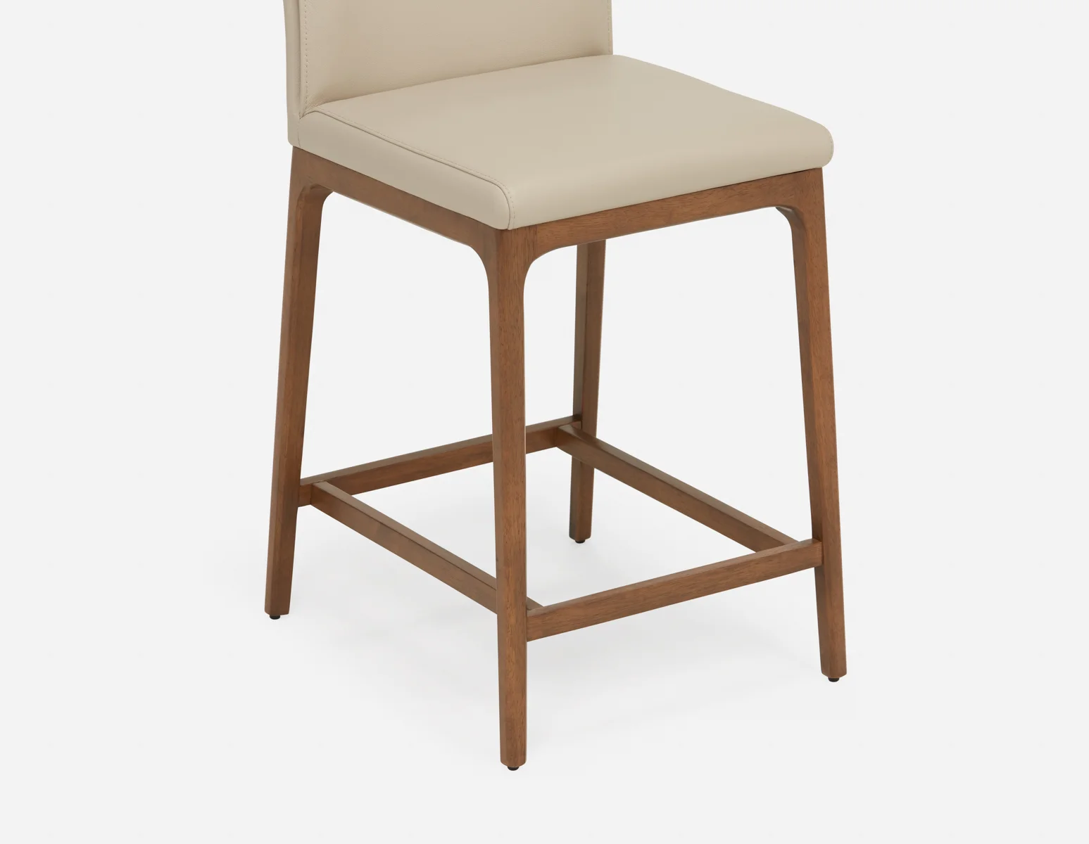 EVA — 100% leather modern counter stool 66cm (64-20-17-88) - Image 7