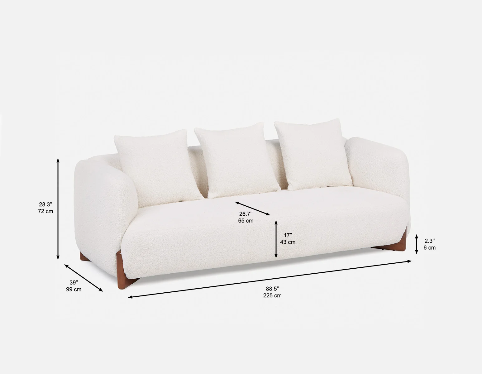 LAUSANNE — Mid century modern sofa - Image 10