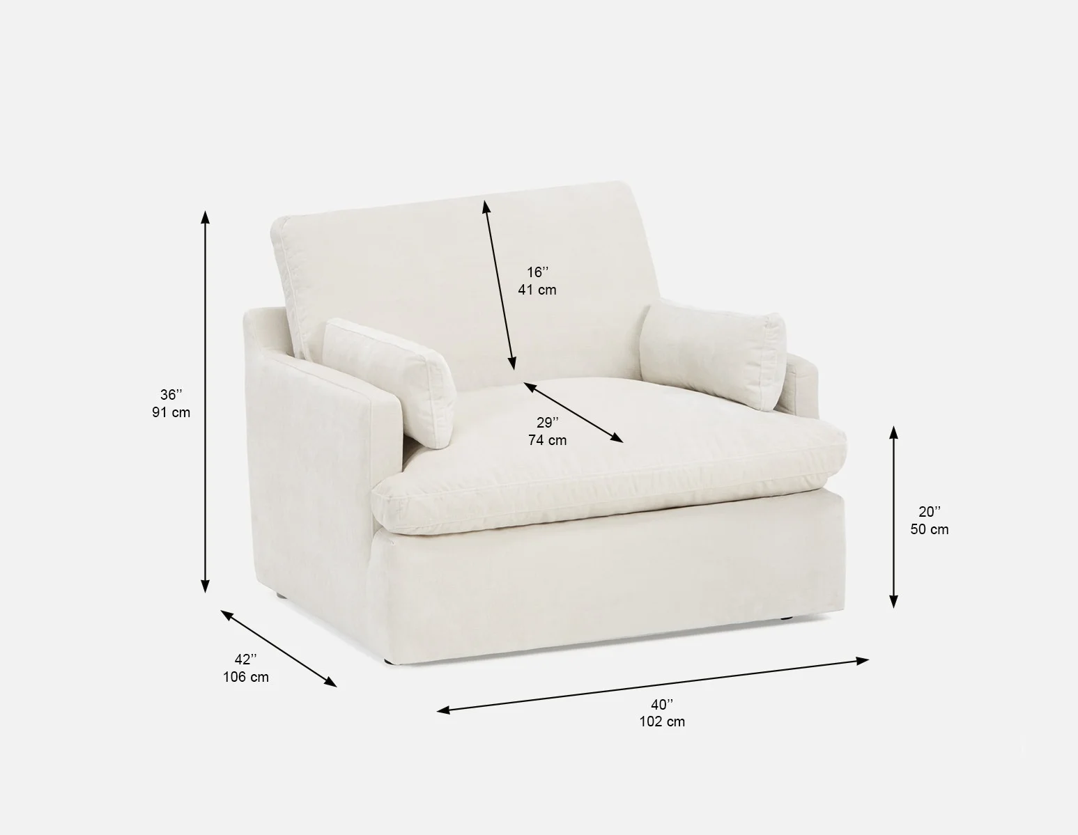CHABLIS — Armchair 40" superior comfort (04-97-60-46) - Image 12