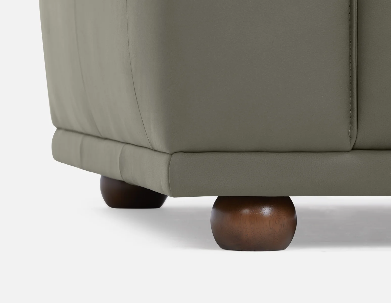 VIGO — 100% leather apartment sofa (71-99-64-18) - Image 5