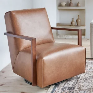 SELBY — Swivel glider accent chair (67-63-86-96)