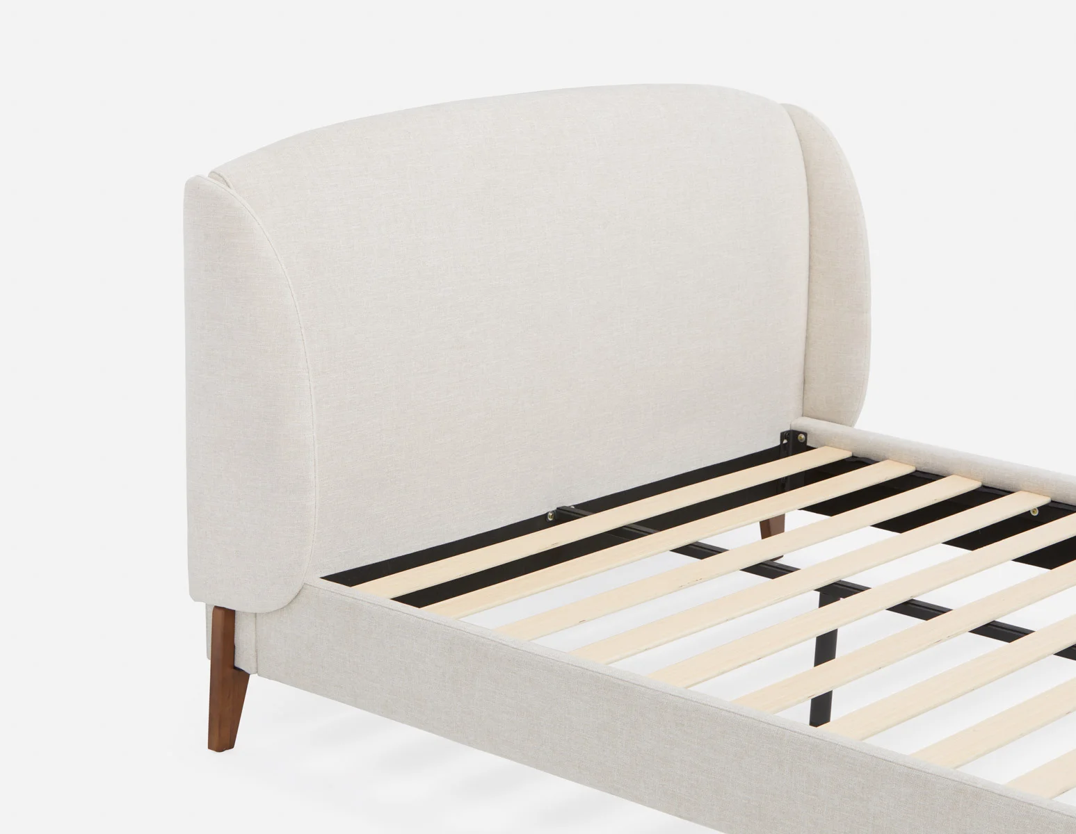 MARCIA — Mid-century modern upholstered queen size bed - Image 9
