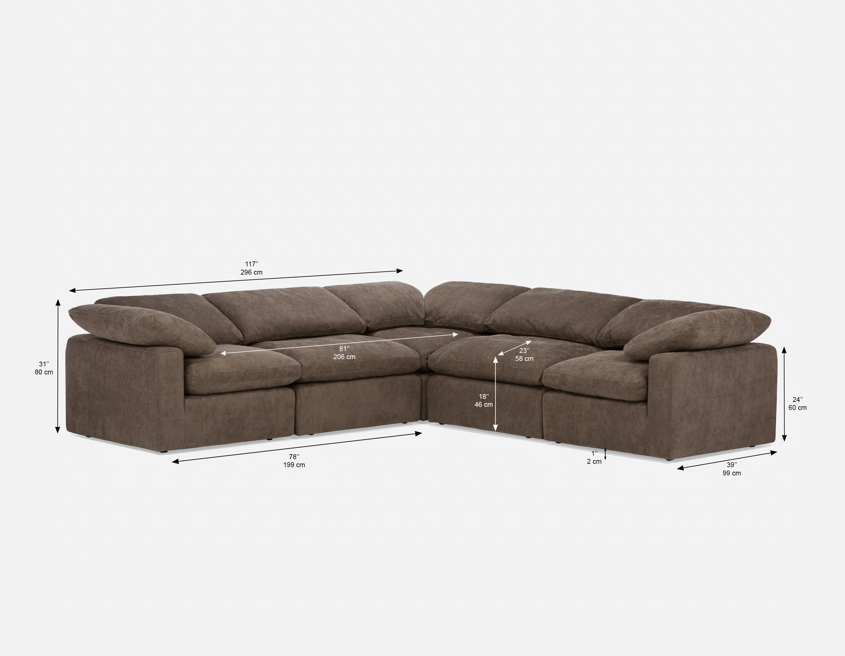 HELIO — Contemporary modular sectional sofa (23-35-98-67) - Image 13