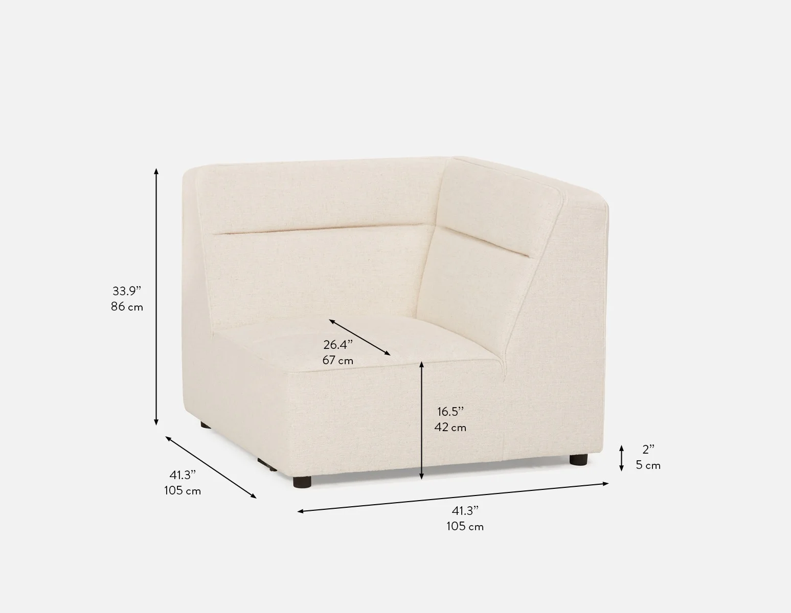 REVAN — Modern modular corner sofa customize to fit your space (51-50-49-46) - Image 9