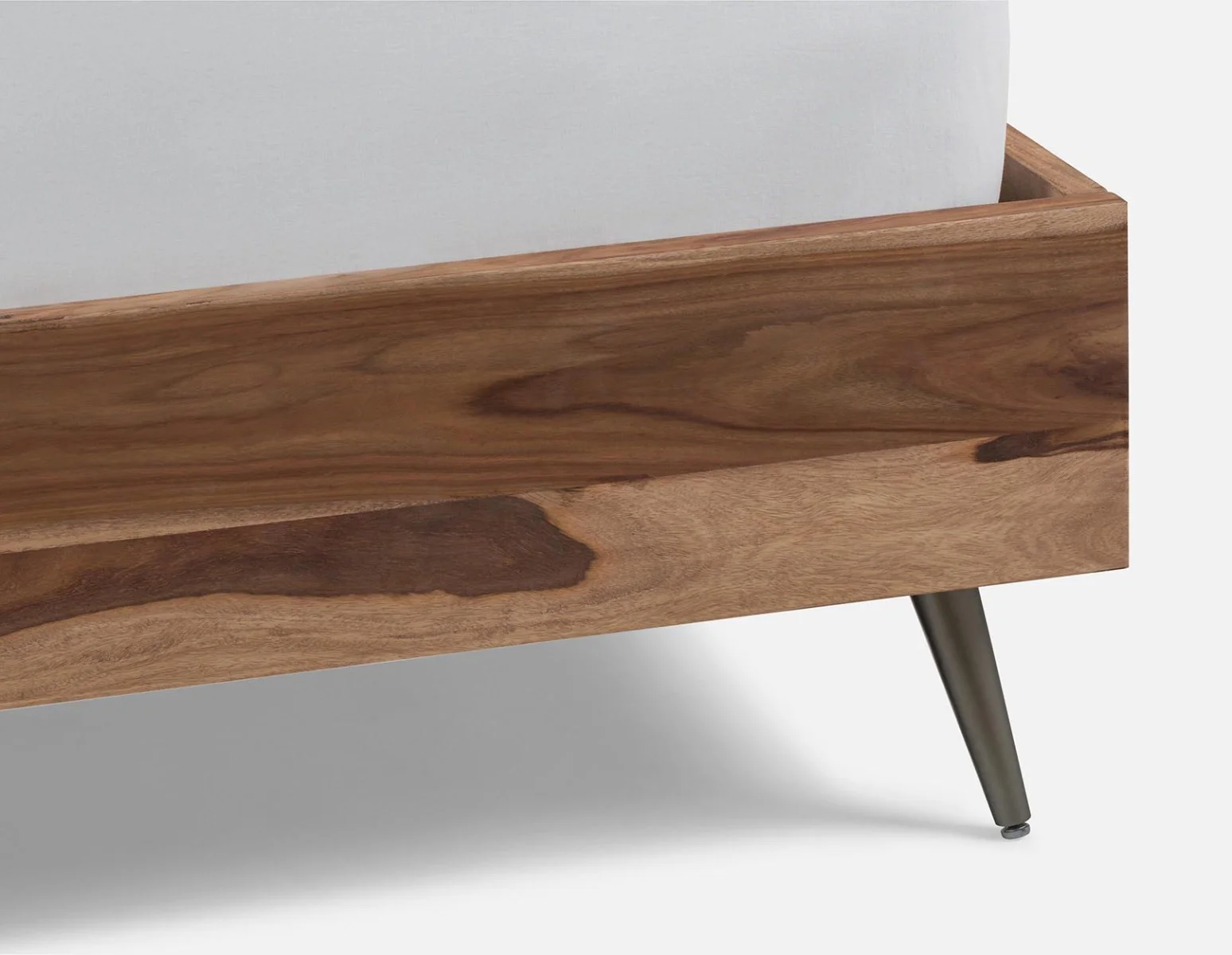 JENSON — Rosewood queen size bed - Image 5