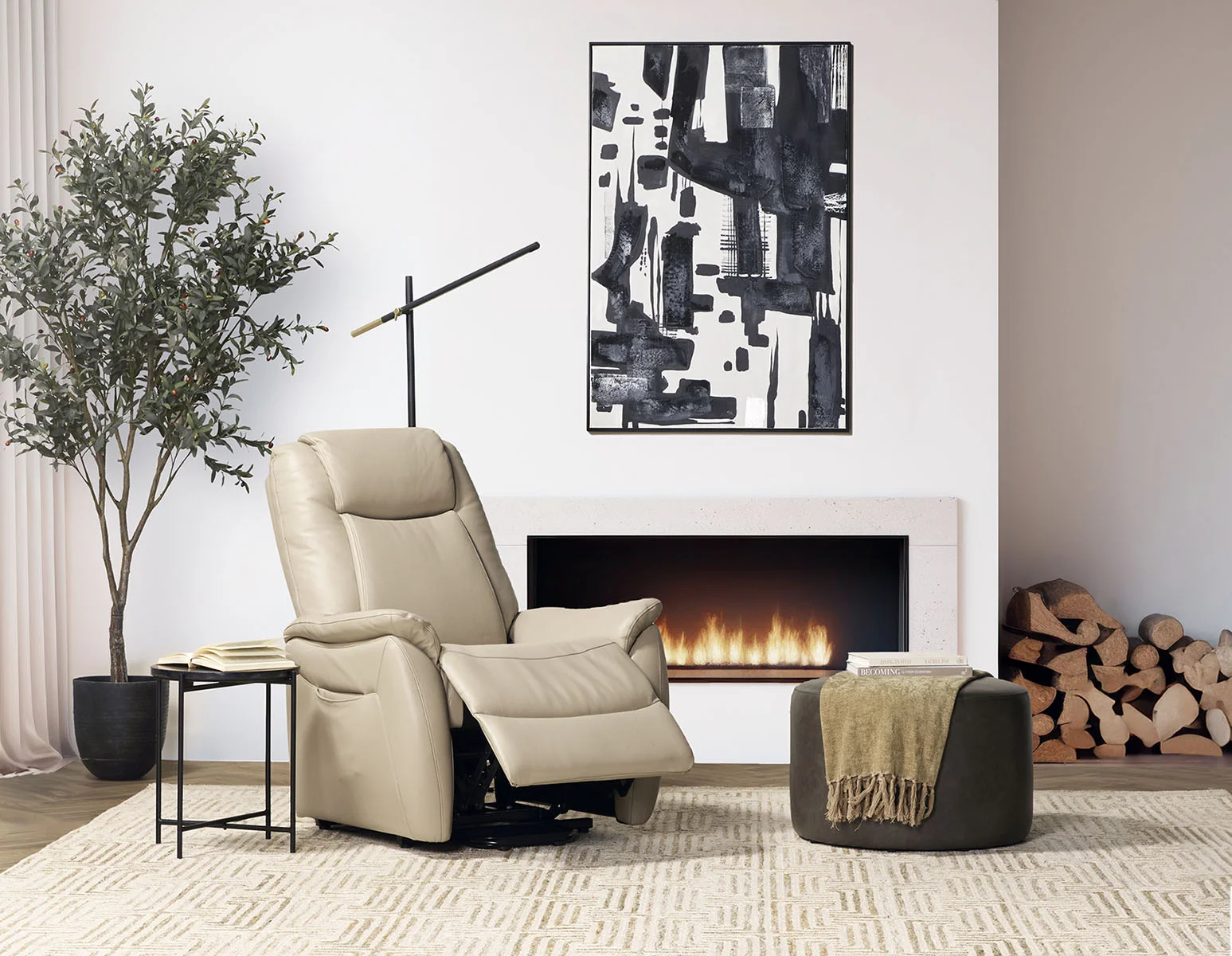 LUMO — Led floor lamp 147 cm height - Image 4