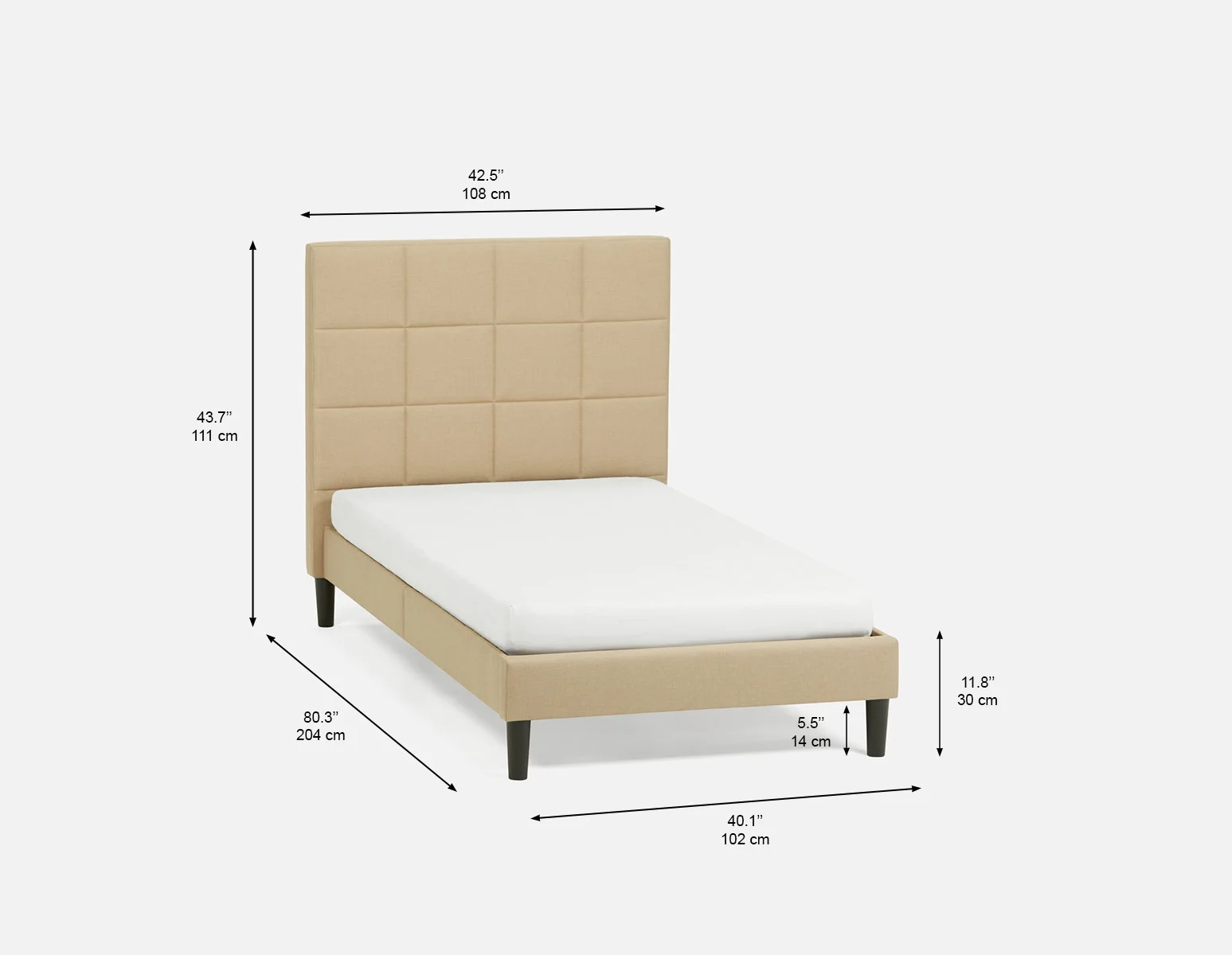 MARVELL — Modern twin size bed (74-38-19-93) - Image 9