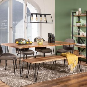 JUDITH — Contemporary velvet dining chair (03-39-96-30)
