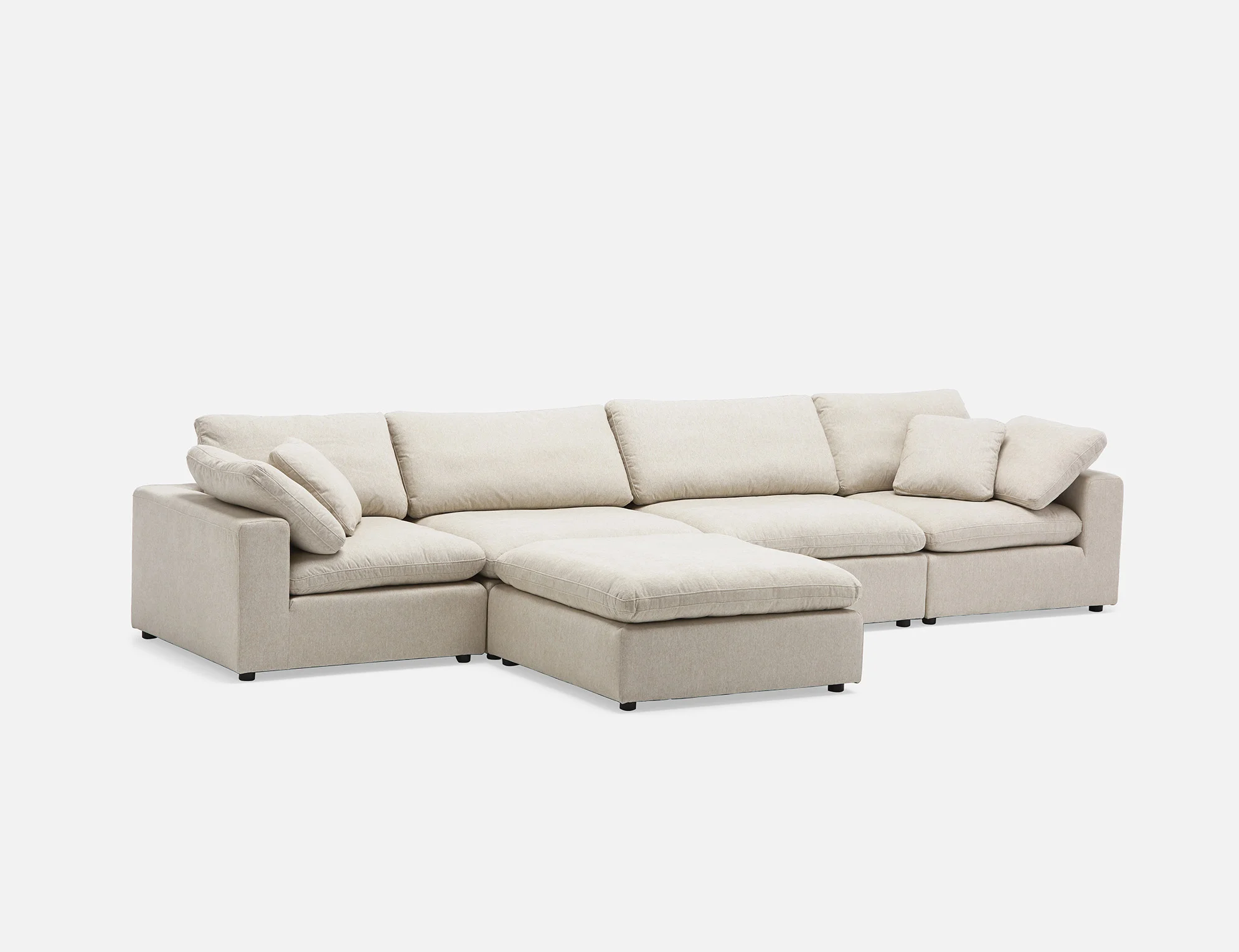 SOFT — Contemporary 5-pc modular sectional sofa (89-07-55-46) - Image 12