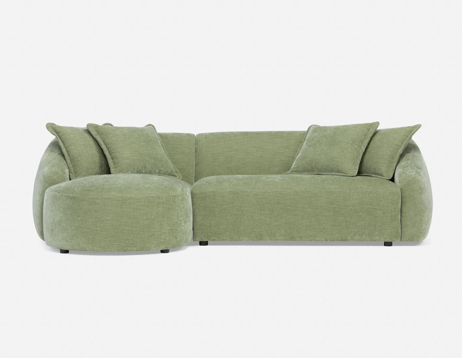 DOYER — Modern left-facing sectional sofa (65-67-59-70) - Image 2