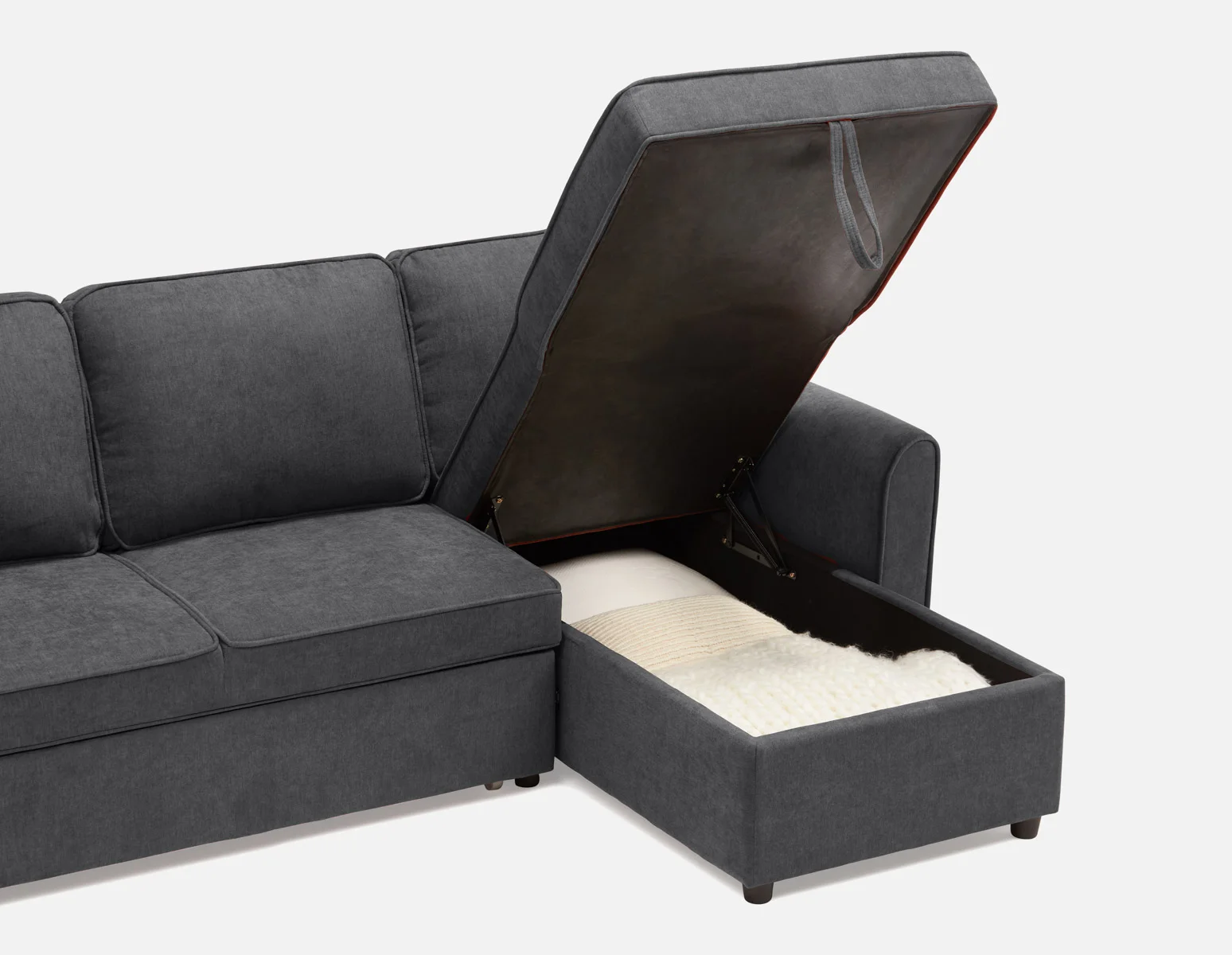 ALEX — Modern interchangeable sectional sofa-bed with storage (31-55-40-02) - Image 4