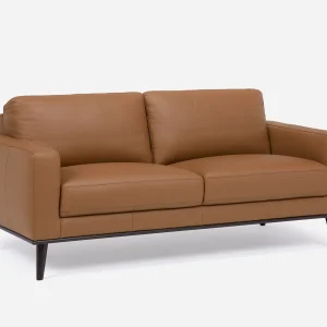 BETTA — 100% leather mid century sofa (17-62-70-31)