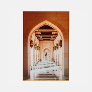 QABOOS I — Framed giclée 80 cm x 120 cm