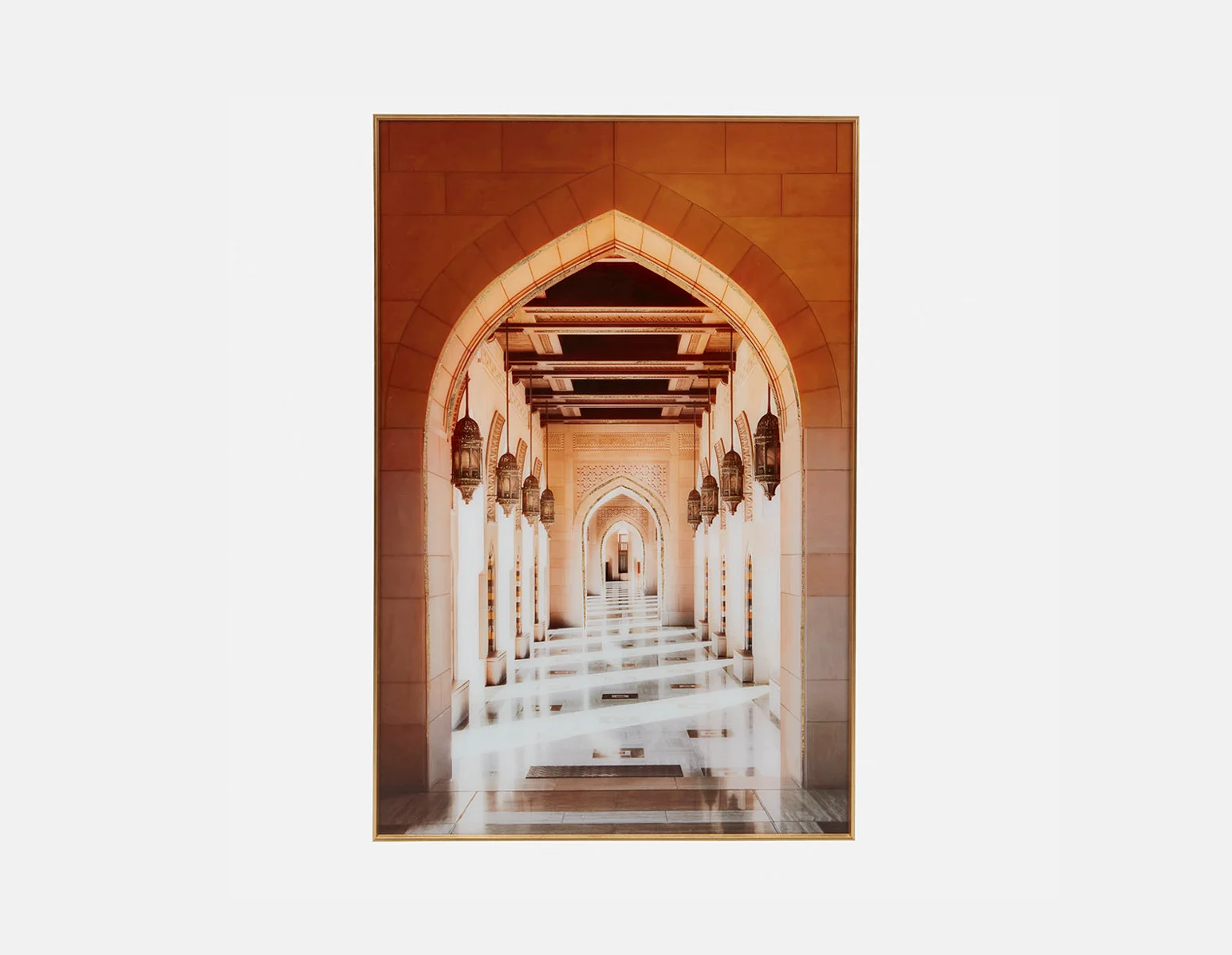 QABOOS I — Framed giclée 80 cm x 120 cm