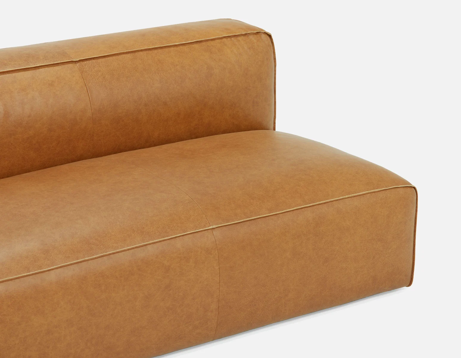 MONTE — 100% leather classic loveseat sofa (63-78-96-49) - Image 9